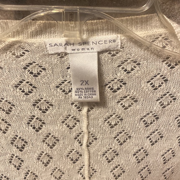 Sarah Spencer Women Loose Cardigan/Kimono Size 2X - Picture 2 of 2